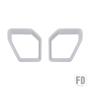 フォード トランクトップスピーカー装飾フレームカバーブロンコ 2021-24 2025 インテリア ACCESSORIESS - White