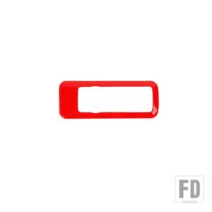 フォード ヘッドライトライトランプスイッチパネル装飾カバーブロンコ 2021-24 2025 インテリアアクセサリー - Red