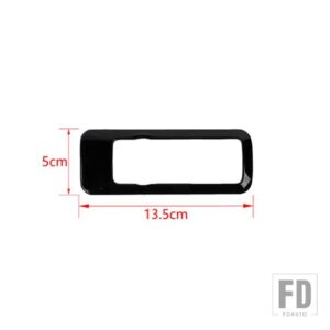 フォード ヘッドライトライトランプスイッチパネル装飾カバーブロンコ 2021-24 2025 インテリアアクセサリー - Black