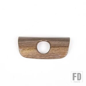 ジープ ラングラー JK 2011-17 インテリアアームレストボックスロック鍵穴装飾カバー - Wood Grain