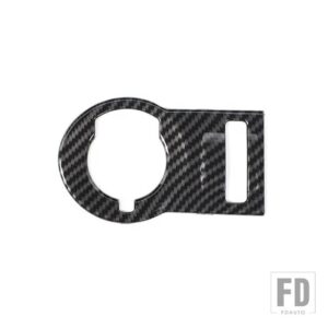 シボレー フィットカマロ 2012-15 ヘッドライトスイッチ装飾カバーインテリアアクセサリー - carbon fiber grain