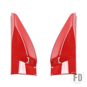 スズキ フロントウィンドウ A ピラートライアングル装飾カバー ジムニー 2019-24 アップアクセサリー - Red