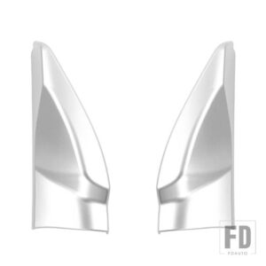 スズキ フロントウィンドウ A ピラートライアングル装飾カバー ジムニー 2019-24 アップアクセサリー - Silver