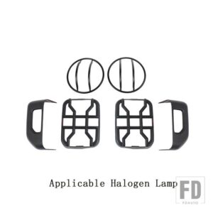 ジープ テールライトヘッドライトテールライトランプ装飾カバーグラディエーター JT 2018-24 アップ - A without LED