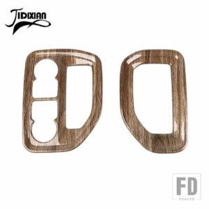 シボレー シルバラード GMC シエラ 2019-22 コンソール空調アウトレット装飾カバー - Wood Grain