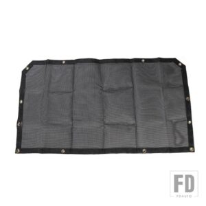 ジープ 車トップサンシェードカバールーフアンチ UV 日焼け防止断熱ネットアクセサリーラングラー JL グラディエーター JT 2018 用 - black no logo