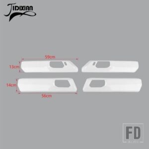 フォード ブロンコ 4 ドア 2021-24 車インナードアハンドルパネル装飾カバーインテリアアクセサリー - White