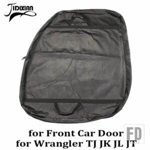 ジープ ドア収納バッグオーガナイザー ラングラー TJ JK JL 1997-2023 グラディエーター JT 2018-21 アップアクセサリー - front 1 pcs