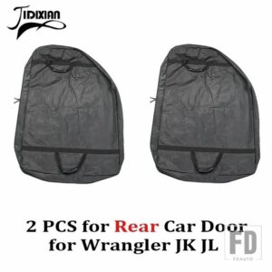 ジープ ドア収納バッグオーガナイザー ラングラー TJ JK JL 1997-2023 グラディエーター JT 2018-21 アップアクセサリー - rear 2 pcs