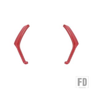 フォード ダッシュボードフレームサイド装飾カバートリム F150 2015-20 カーインテリアアクセサリー - Red Carbon Fiber