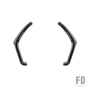 フォード ダッシュボードフレームサイド装飾カバートリム F150 2015-20 カーインテリアアクセサリー - Black Wood Grain