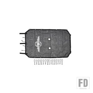 ジープ ラングラー JK 4 ドア 2007-2017 トップルーフサンシェードカバー UV サンシェード断熱ネットアクセサリー - wing