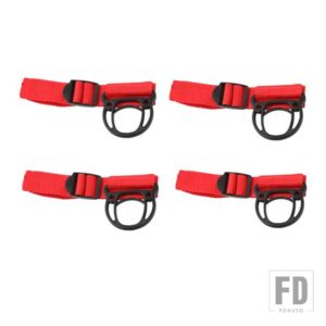 ジープ スズキ 一般アクセサリーコートハンガーコートフックラングラー TJ JK JL JT 1997 ジムニー 2007 - red 4 pcs
