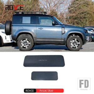 ランドローバー リアスペアホイールタイヤシームレスプレートディフェンダー 2020-2023 90 110 カバートランクテールゲートボード - Anzac blue