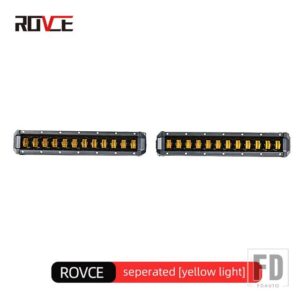 ランドローバー フロントバンパーフォグリフレクター LED ライトスポットライトランプディフェンダー 90 110 L663 2020-23 アクセサリー - yellow light A