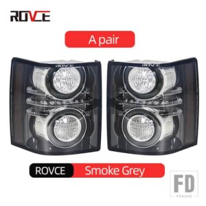 ランドローバー LED リアテールレンジローバーヴォーグ 2010-2012 L322 スモークレンズ電球ストップハザードウィンカーライトブレーキライト - 2pcs