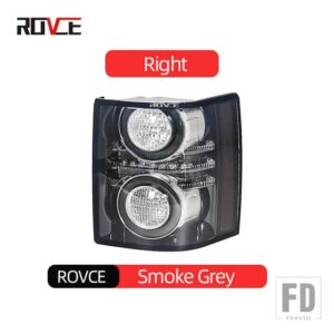 ランドローバー LED リアテールレンジローバーヴォーグ 2010-2012 L322 スモークレンズ電球ストップハザードウィンカーライトブレーキライト - Right