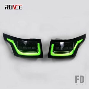 ランドローバー カーライトテール LED ブレーキライトレンジローバースポーツ 2014-2017 L494 アップグレード新スタイル 2018-2022 テールライ