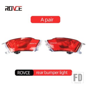 ジャガー ランドローバー 2個 リアバンパーフォグランプライトレンジローバースポーツ L494 2014-2022 F-PACE LR095708 LR095709 - 2pcs