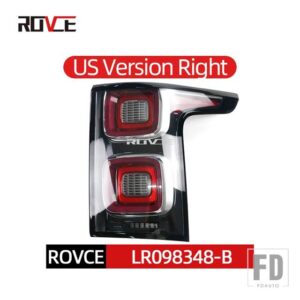 テールライトリアブレーキライトレンジローバーヴォーグ L405 2013-2022 LED テールランプ EU/米国/SVA/黒バージョン LR122375 LR122372 - US right