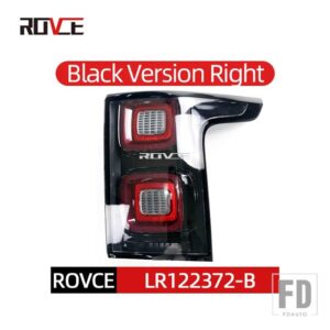 テールライトリアブレーキライトレンジローバーヴォーグ L405 2013-2022 LED テールランプ EU/米国/SVA/黒バージョン LR122375 LR122372 - Black-Right