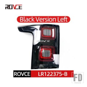 テールライトリアブレーキライトレンジローバーヴォーグ L405 2013-2022 LED テールランプ EU/米国/SVA/黒バージョン LR122375 LR122372 - Black-Left