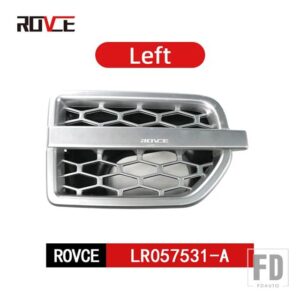 サイドベントカバーグリルディスカバリー 4 2010-2016 LR057530-A / LR057531-A/ LR057531-A/LR05730-B/LR05731-B に適合 - silver left