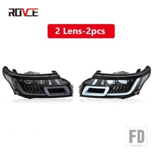 ランドローバー LED ヘッドライト DRL ダイナミック回転ヘッドライトアセンブリレンジローバースポーツ L494 14-17 アップグレード 18