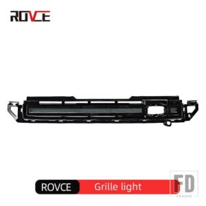 ランドローバー フロントバンパーグリル LED ダイナミックライトデイランニングライトディフェンダー 2020-23 90 110 130 - Black 2