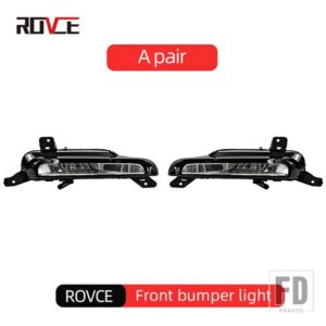 レンジローバー ランドローバー フロントバンパーフォグランプライト EVOQUE 2016-2018 デイタイムランニングヘッドライト LR072646 ライト - A Pair 2pcs