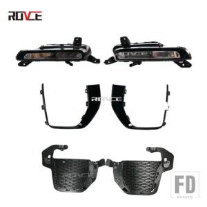 レンジローバー ランドローバー フロントバンパーフォグランプグリルトリム LED フォグランプ EVOQUE 2016-2018 LR072646/LR072645 SF651E - 6pcs a set