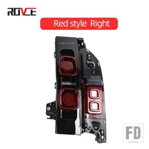 ランドローバー リアブレーキハイライト LED テールランプディフェンダー L663 2020-2022 テールライトウィンカー逆温暖化ライト - red-right