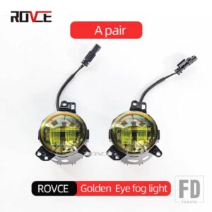 ランドローバー ゴールデンアイフォグランプディフェンダー 2020-2023 90 110 130 フロントバンパースポットライト LED フラッシュランプライト - 2pcs fog lights