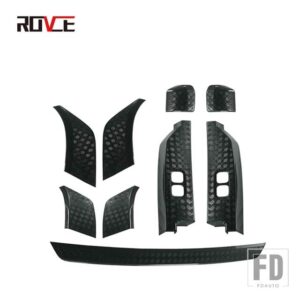 ランドローバー バックミラーカバーフロントリアバンパーサイド傷防止プレートディフェンダー 90 110 2020-2023 - 110 real carbon fib