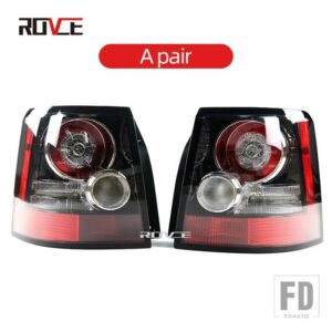 ランドローバー リア LED テールストップライトランプ用レンジローバースポーツ 2005-2013 ウィンカーライトテールライトアセンブリ - 2pcs 10-13 red