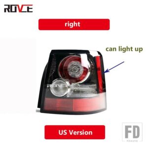 ランドローバー リア LED テールストップライトランプ用レンジローバースポーツ 2005-2013 ウィンカーライトテールライトアセンブリ - US right
