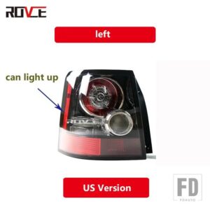 ランドローバー リア LED テールストップライトランプ用レンジローバースポーツ 2005-2013 ウィンカーライトテールライトアセンブリ - US left