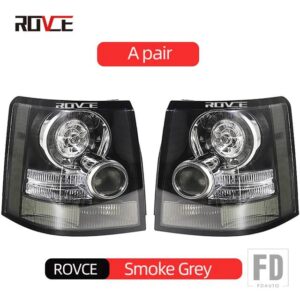 ランドローバー リア LED テールストップライトランプ用レンジローバースポーツ 2005-2013 ウィンカーライトテールライトアセンブリ - 2pcs 05-09 black