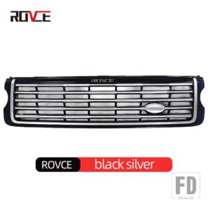 ランドローバー フロントバンパーグリルレーシンググリルレンジローバーヴォーグ SV L405 2013-2017 2023 スタイルにアップグレード - black silver
