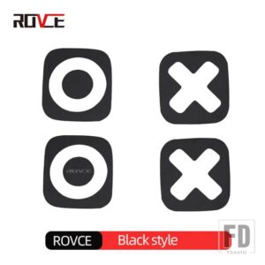 リアテールライトステッカーブレーキランプランドステッカーローバーディフェンダー 110 90 2020-2024 スタイリング - Black 4PCS