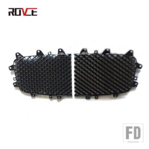 グリルグリッドフロントバンパーグリルプロテクターベントレーギャロップフライングスパー 2010-2013 3W0853683 3W0853684 カーアクセサリー - plating silver