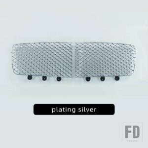 フロントバンパーグリル中央メッシュラジエーターグリルベントレーコンチネンタル GT 2020 3SD853597 アクセサリー - plating silver
