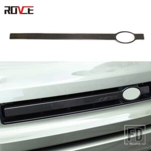 ランドローバー ABS フロントグリル装飾トリムステッカーディフェンダー 90 110 2020-2023 自動 - real carbon black
