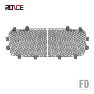 車グリルフロントバンパーメッシュグリルメッキブラックスタイルベントレー GT 6.0 2016 2017 2018 アクセサリー - silver grill