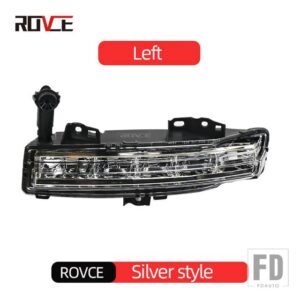 ランドローバー フロントバンパー LED フォグライトデイタイムランニングライトレンジローバーヴォーグ 2023 + バンパーランプ自動 - left silver
