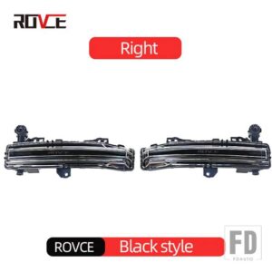 ランドローバー フロントバンパー LED フォグライトデイタイムランニングライトレンジローバーヴォーグ 2023 + バンパーランプ自動 - black 2pcs