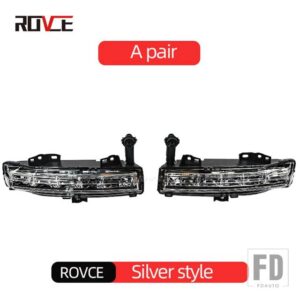 ランドローバー フロントバンパー LED フォグライトデイタイムランニングライトレンジローバーヴォーグ 2023 + バンパーランプ自動 - silver 2pcs