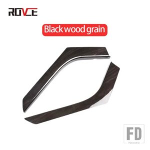 レンジローバー ランドローバー センターコンソール装飾ストリップトリム ABS センターコントロールサイド EVOQUE 2012-2018 - Black Wood Grain