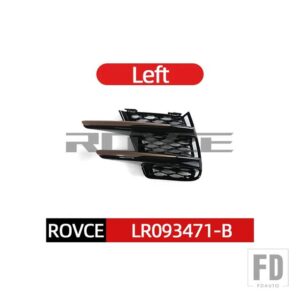 ランドローバー レンジローバーヴェラール L560 2017-2022 フォグライトランプカバーバンパーグリルトリムフォグランプシェード LR093470 LR09 - LR093471-B