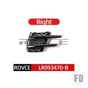 ランドローバー レンジローバーヴェラール L560 2017-2022 フォグライトランプカバーバンパーグリルトリムフォグランプシェード LR093470 LR09 - LR093470-B